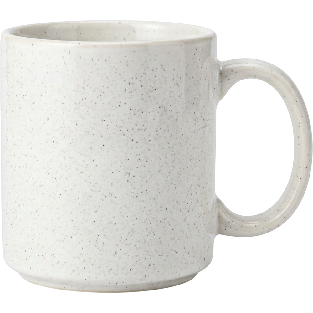 Kvxn Stone Glaze Ceramic Coffee Mug Speckled White