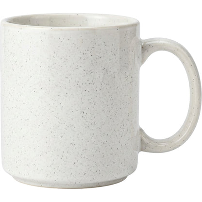 Kvxn Stone Glaze Ceramic Coffee Mug Speckled White
