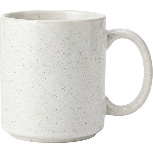 Kvxn Stone Glaze Ceramic Coffee Mug Speckled White